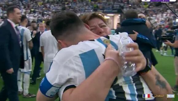Quién es Antonia Farías, la mujer que abrazó a Lionel Messi tras ganar el Mundial Qatar 2022