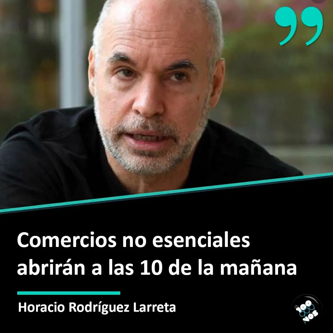 Medidas anunciadas por Horacio Rodríguez Larreta