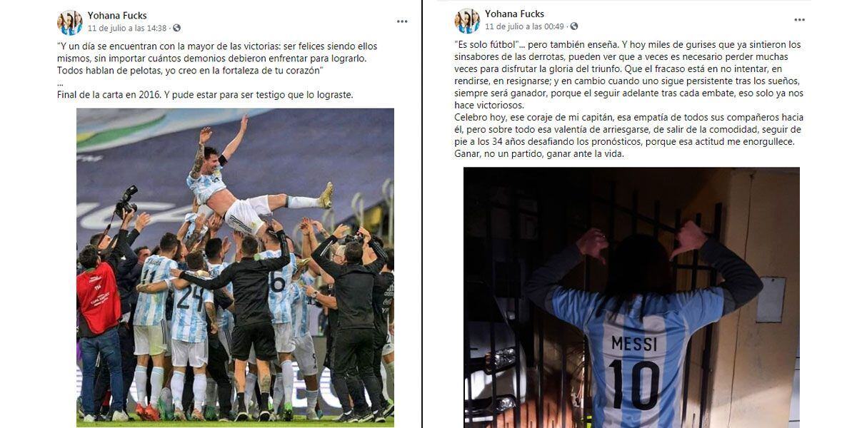 La maestra que le escribió una carta a Messi recordó sus palabras tras la victoria de la Selección