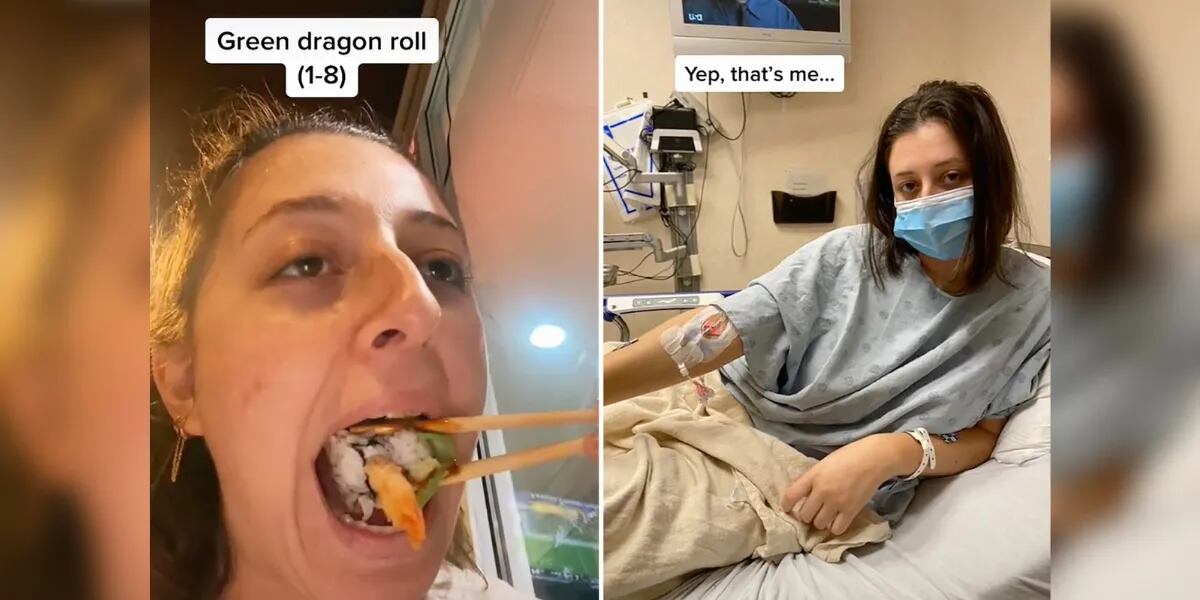 Una chica fue a un tenedor libre de sushi, comió a más no poder y terminó internada en el hospital: qué pasó