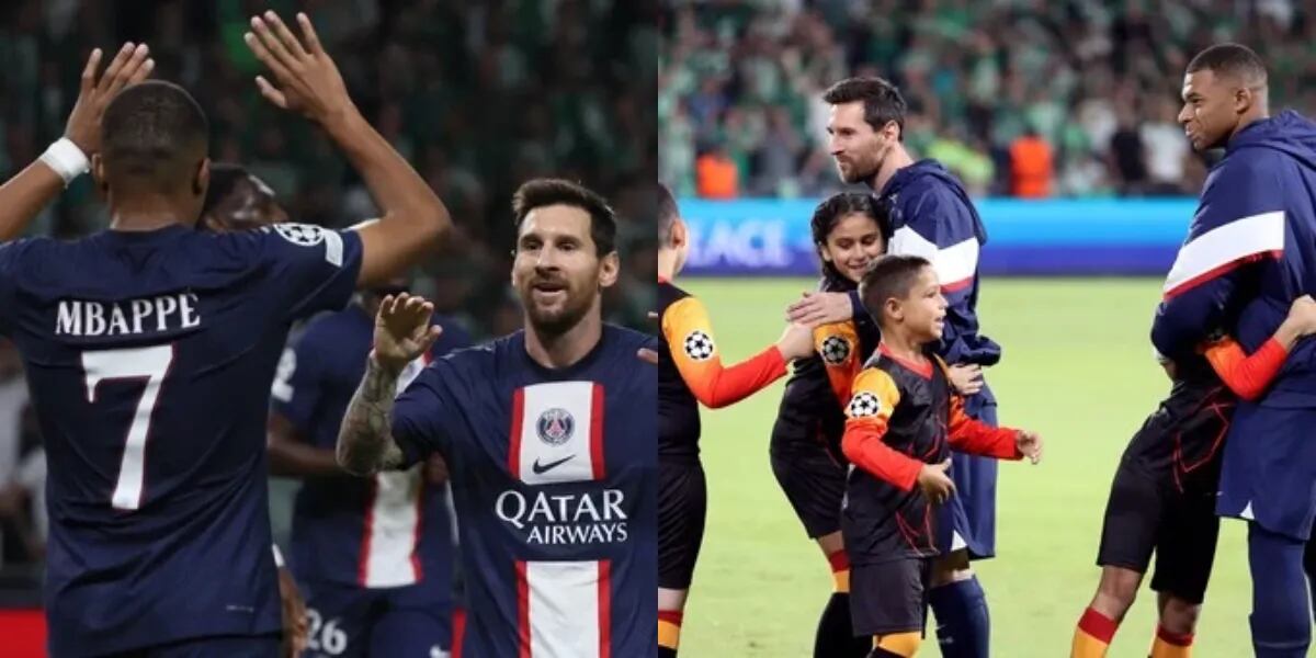 Video: Lionel Messi entró a la cancha con el PSG y provocó la emoción de un grupo de nenes
