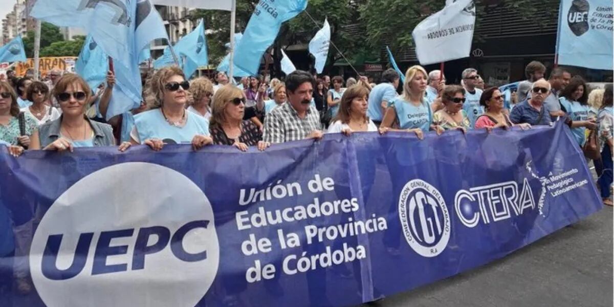 Córdoba: La UEPC ratificó su rechazo a la oferta del Gobierno y anunció un paro para el próximo miércoles