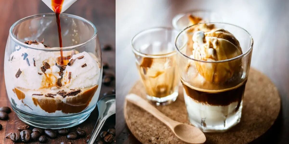 Latte con helado y Affogato: dos recetas para refrescarse en verano preparadas con café