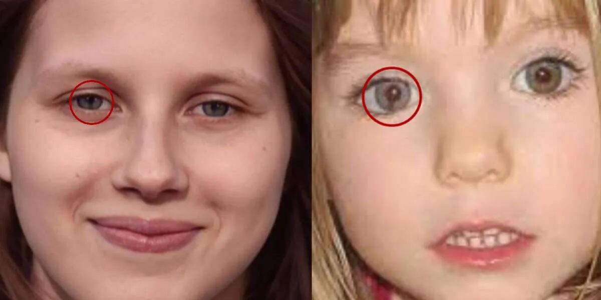 Los dos detalles en el rostro por los que una chica podría ser Madeleine MacCann