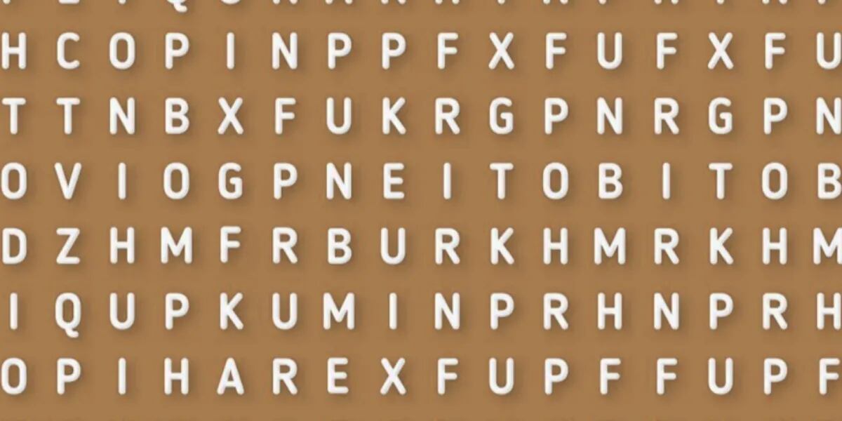 7 de cada 10 fallaron el reto visual: encontrar la palabra “FECHA” en 11 segundos