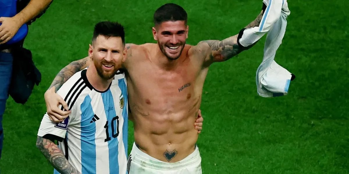 Rodrigo De Paul no se olvida de Lionel Messi, bromeó sobre su futuro y causó furor: “Es magia”