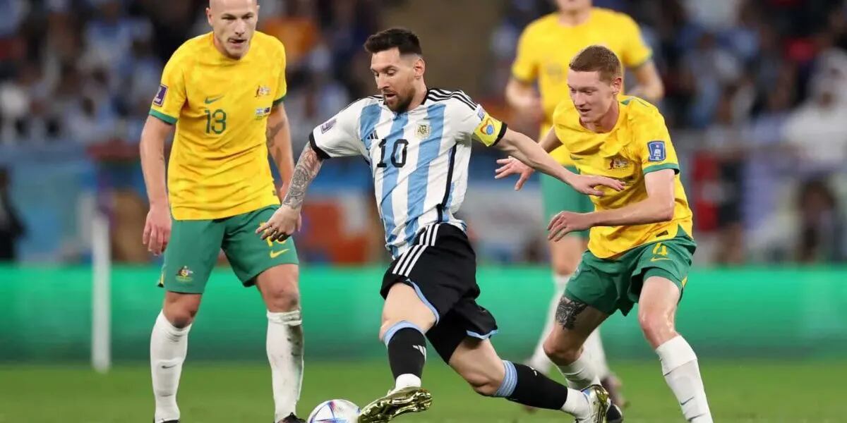  La hinchada australiana provocó a Messi en Argentina vs Australia y su respuesta los dejó mudos: “¿Dónde está?”
