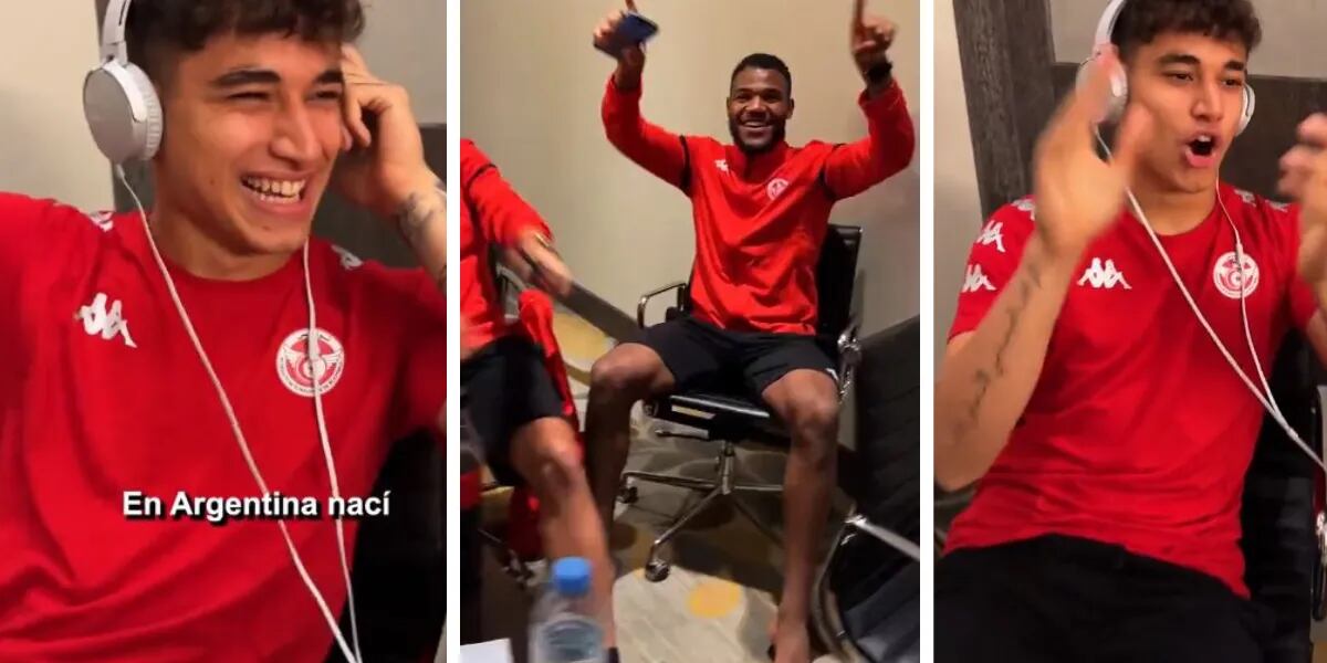 La delirante reacción de los jugadores de Túnez al escuchar "Muchachos" por primera vez