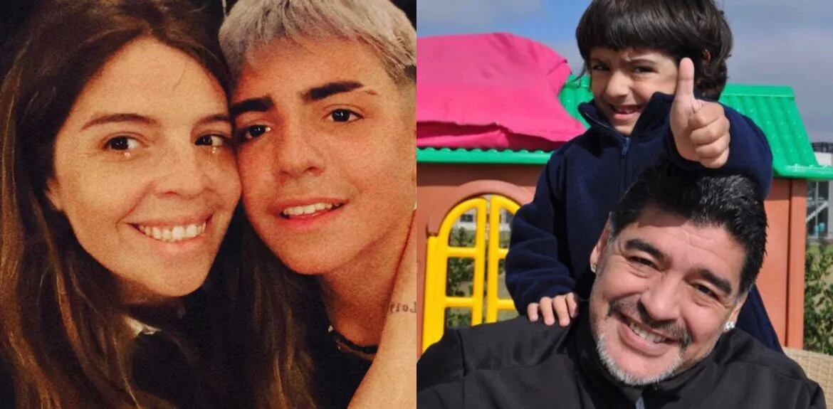 La conmovedora carta de Dalma Maradona sobre la relación de Diego Maradona y su nieto Benjamín: “Siempre fue la luz de sus ojos”