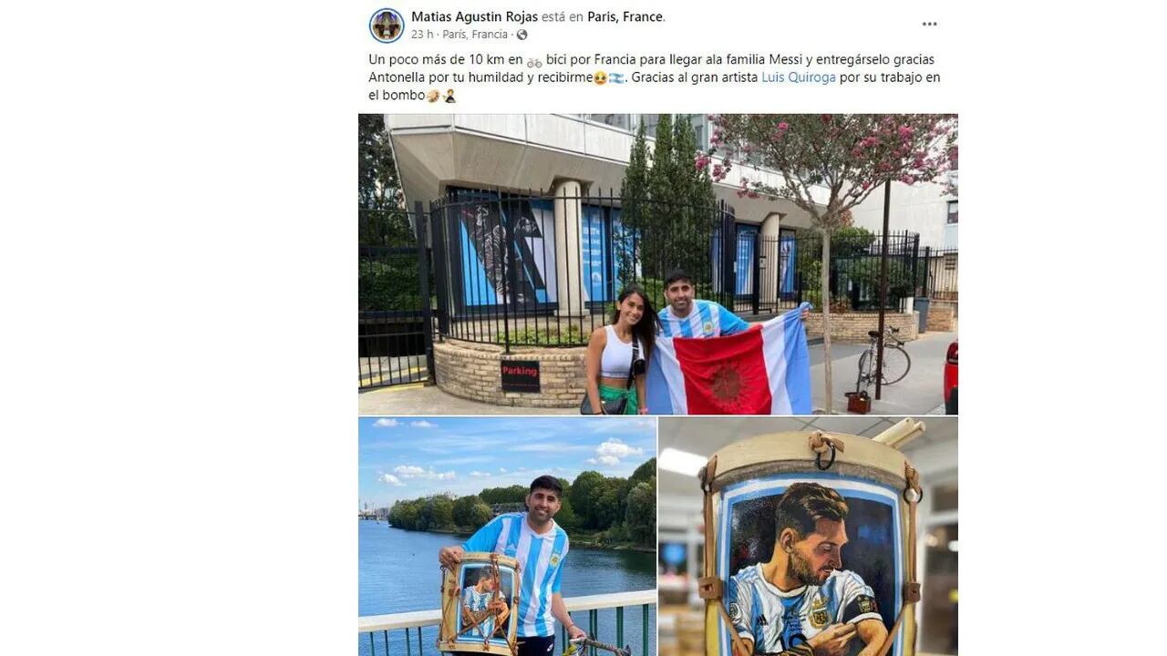 Habló el peluquero que viajó desde Santiago del Estero a París y pudo conocer a Lionel Messi: “Humildad"