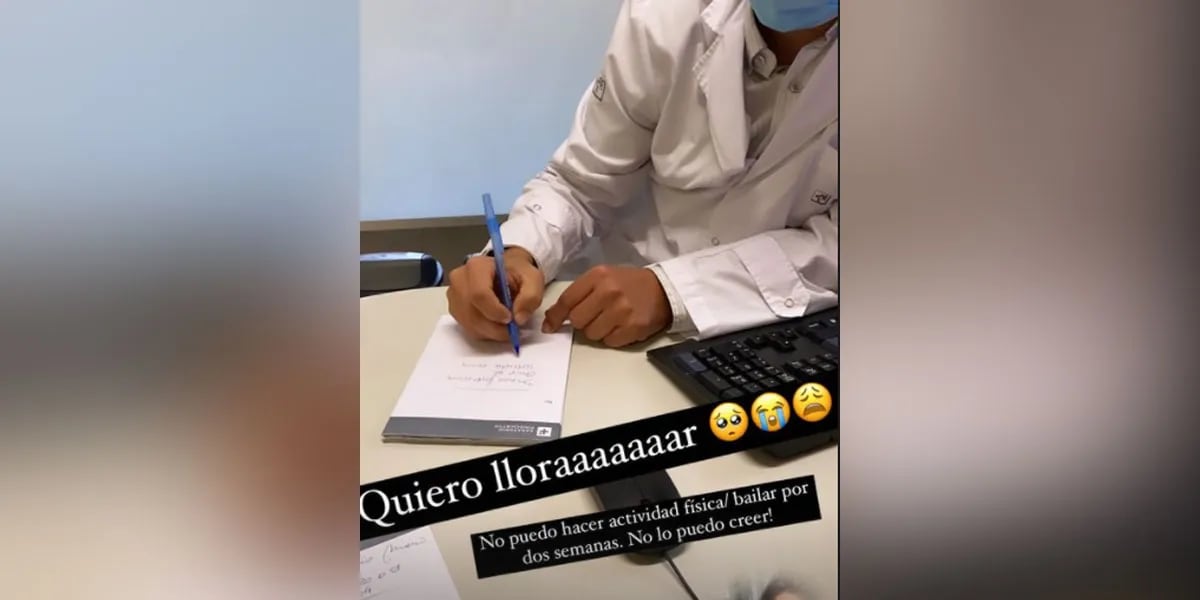 Sofía “Jujuy” Jiménez se fracturó una costilla ensayando y mostró el momento de la lesión