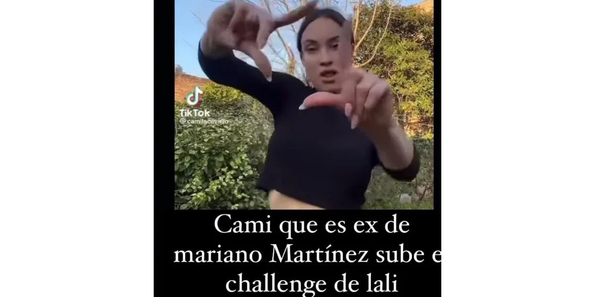 Lali Espósito propuso un challenge, la ex de Mariano Martínez lo hizo y ella reaccionó