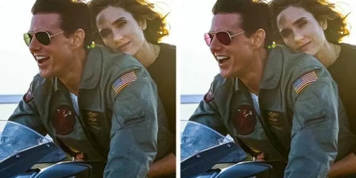 Encontrá la diferencia en la escena de Top Gun: Maverick en este reto visual