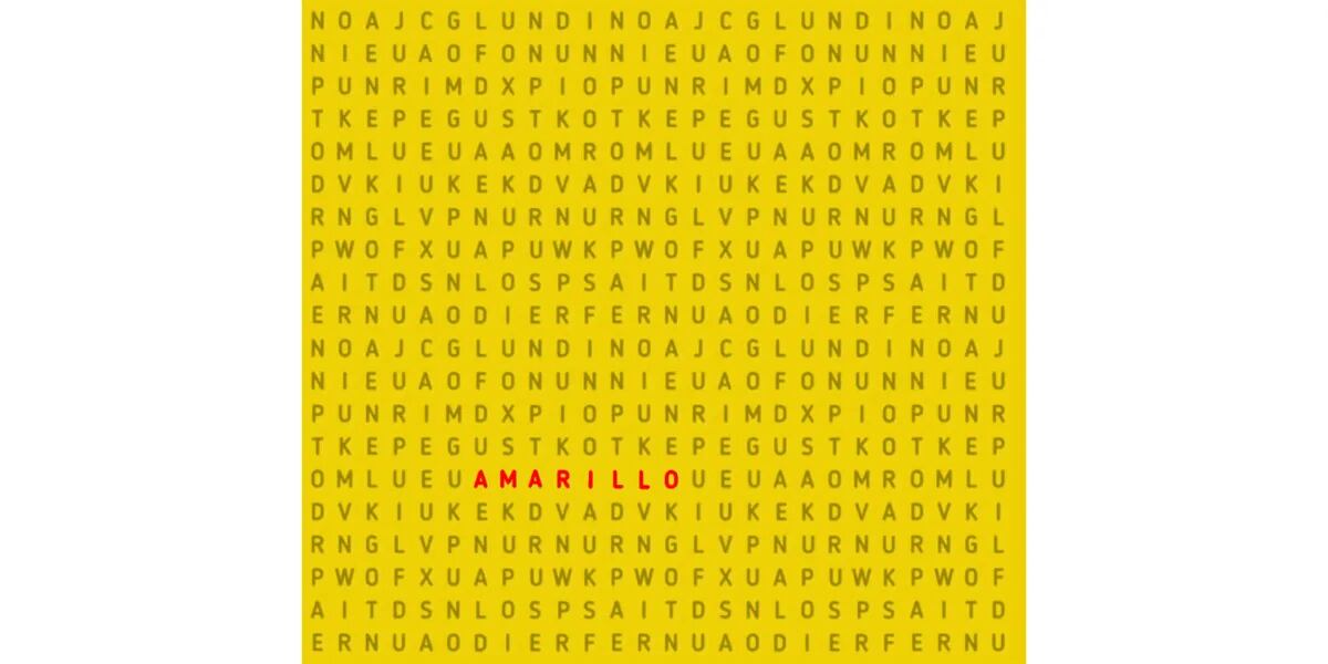 Reto visual para expertos: encontrar la palabra “AMARILLO” en la sopa de letras en menos de 8 segundos