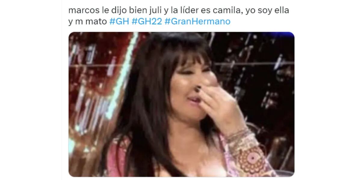 Camila ganó la prueba del líder en Gran Hermano y los memes salieron con furia: "Qué castigo"