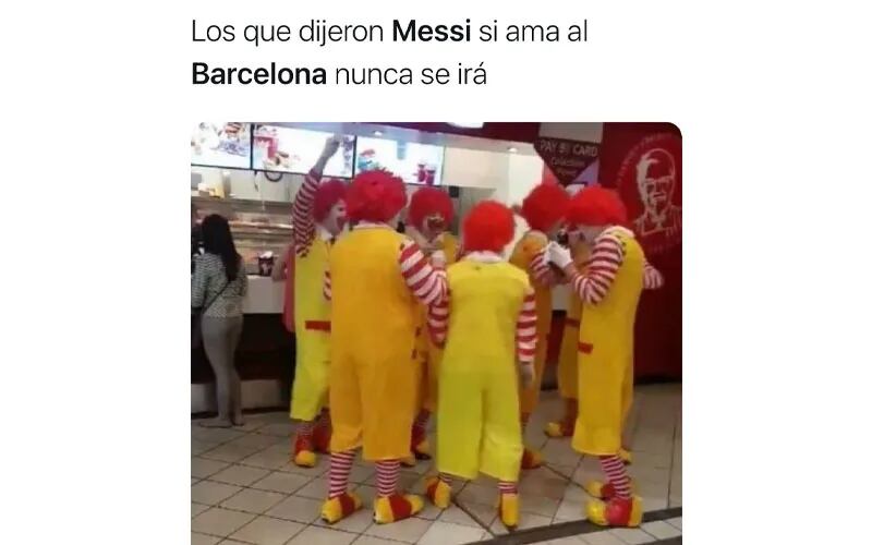 "Bienvenido Leo", Messi se fue de Barcelona y los memes se pelean por su futuro