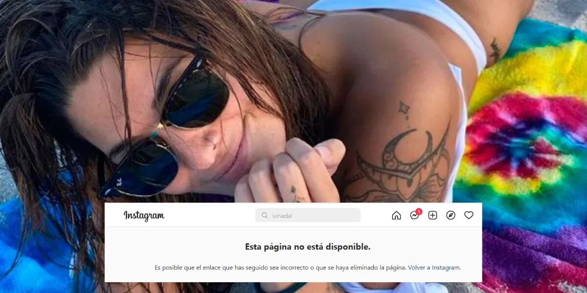Cancelada o una broma de las redes: Ivana Nadal no figura en Instagram y sus seguidores especulan sobre los motivos