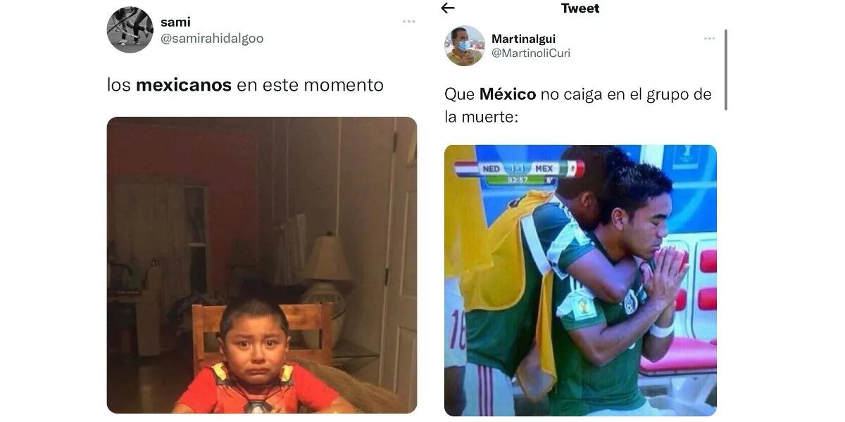 Argentina y México quedaron en el mismo grupo y los memes ya coparon la cancha