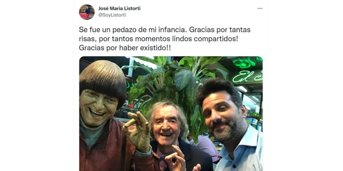 La triste despedida a Carlitos Balá de los famosos: “Gracias por las sonrisas”