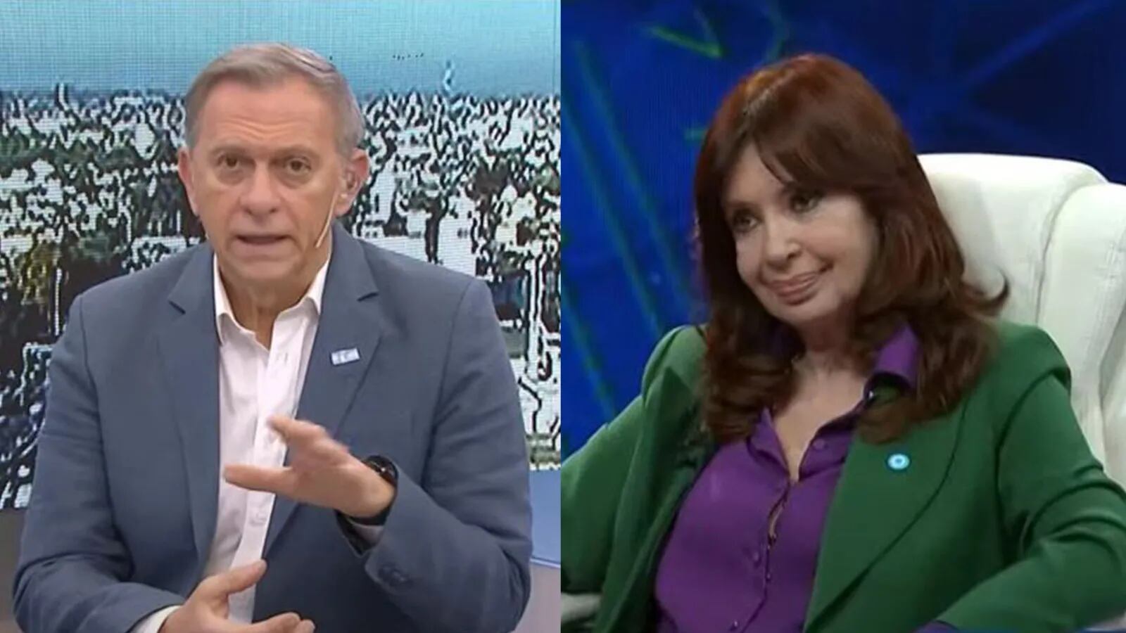 Cristina Kirchner criticó a Bonelli: la respuesta irónica del periodista