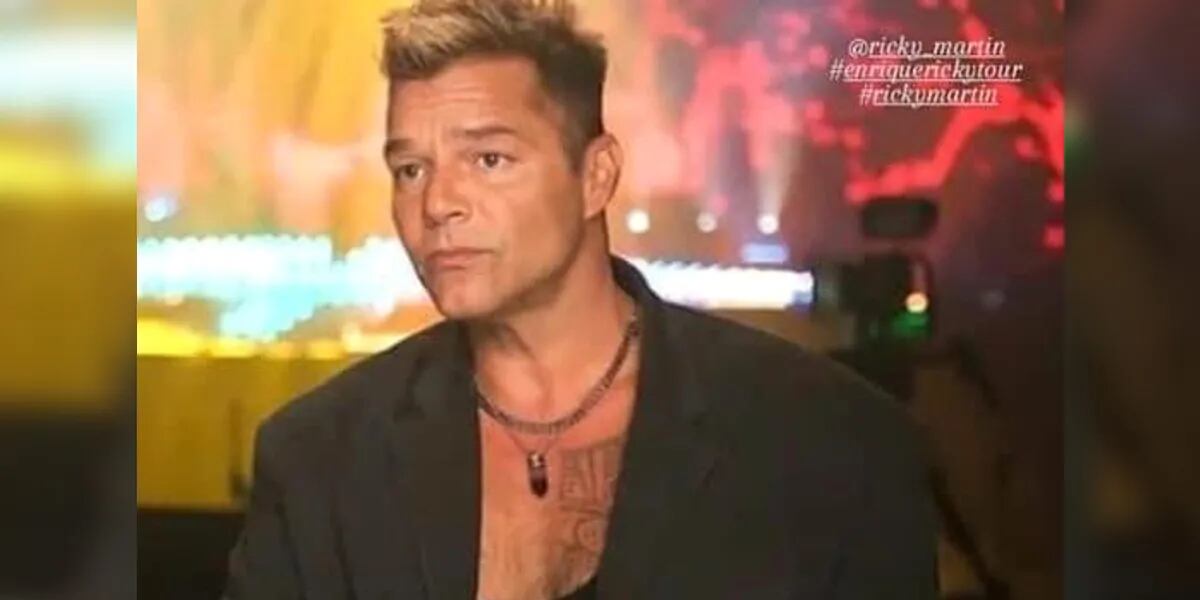 Ricky Martin apareció en televisión y las dudas sobre sus "retoques estéticos" coparon las redes: “¿Qué se hizo?”