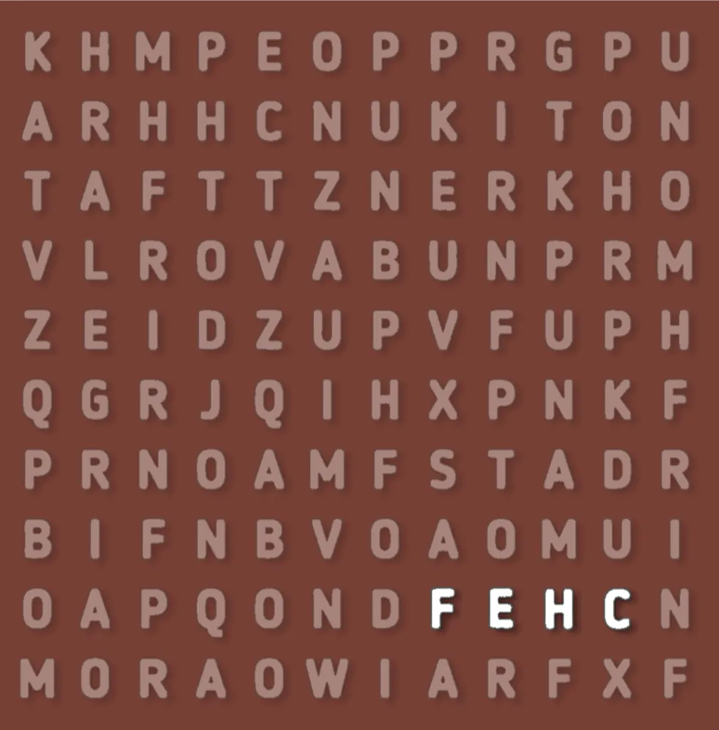 Reto visual de MÁXIMA DIFICULTAD: encontrá la palabra “CHEF” en 10 segundos