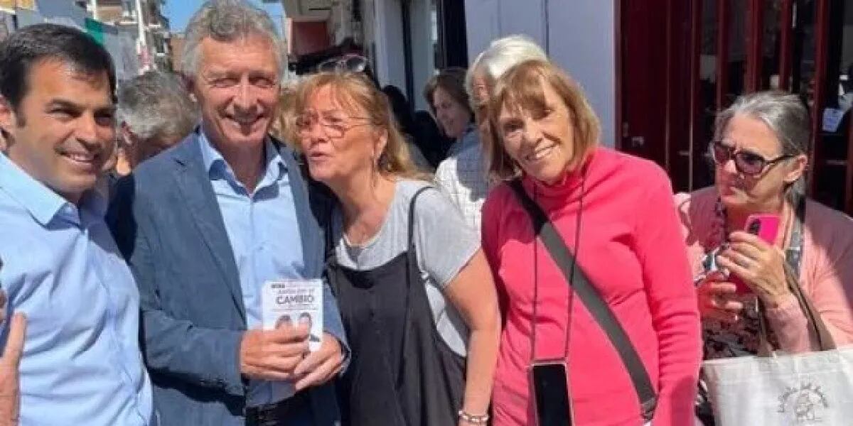 Mauricio Macri salió a repartir boletas de Patricia Bullrich por la provincia de Buenos Aires