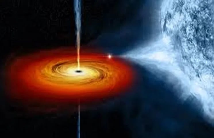 Descubrieron un agujero negro cinco veces más grande que el Sistema Solar