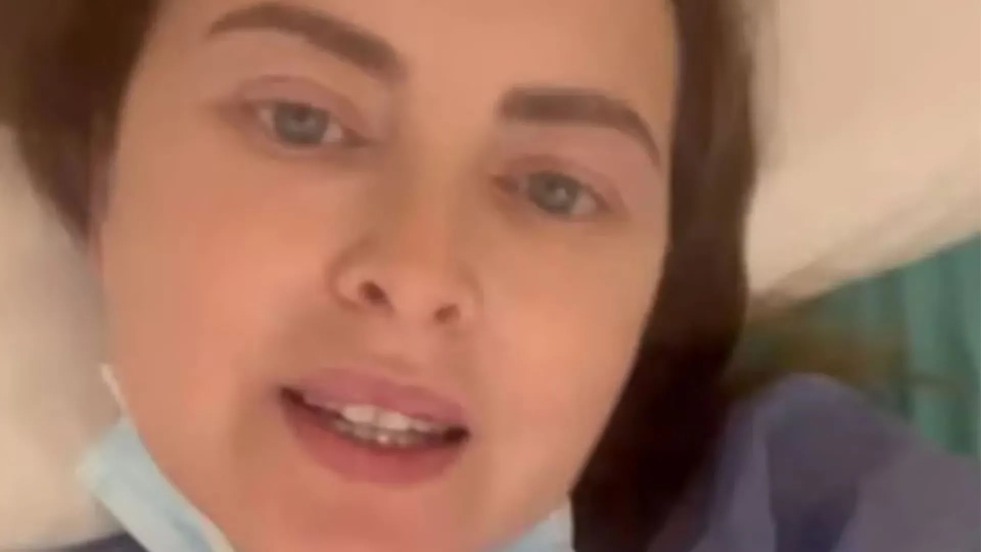 Silvina Luna subió un video y mostró sus moretones antes de entrar al quirófano: “Deséenme suerte”