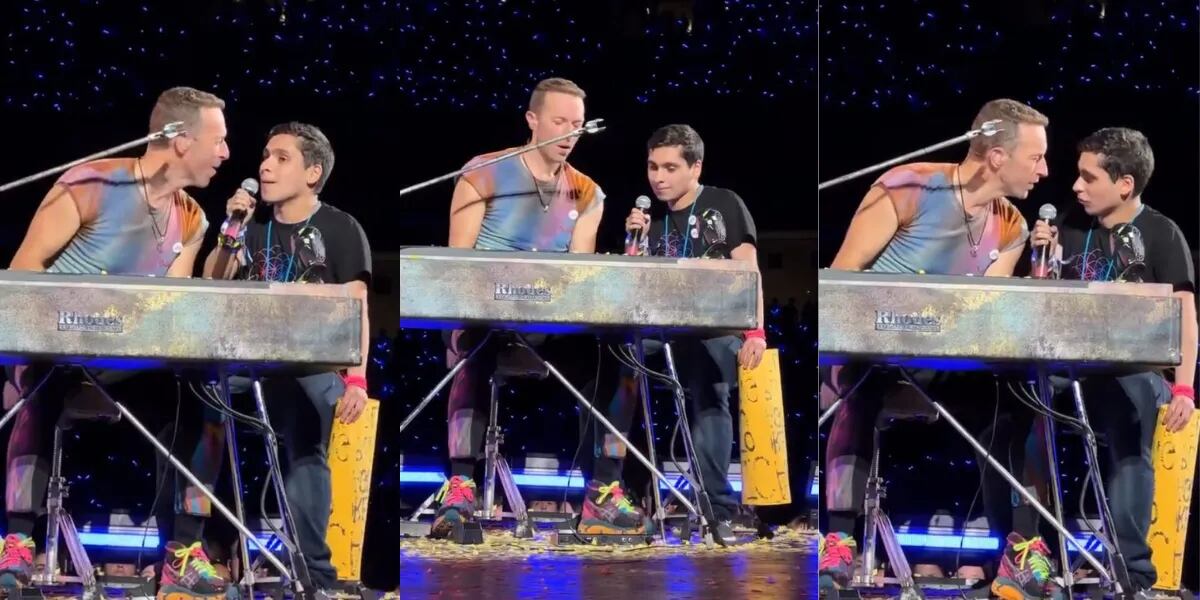 Coldplay subió al escenario a un fan con autismo para cantar una canción