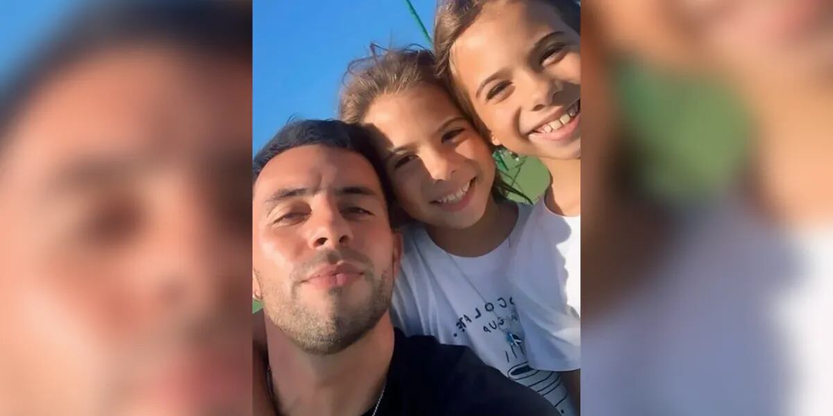 Tras la captura de lo que pasa de cuota alimentaria, Matías Defederico le respondió a Cinthia Fernández con una postal con sus hijas: "Mis bombonas"