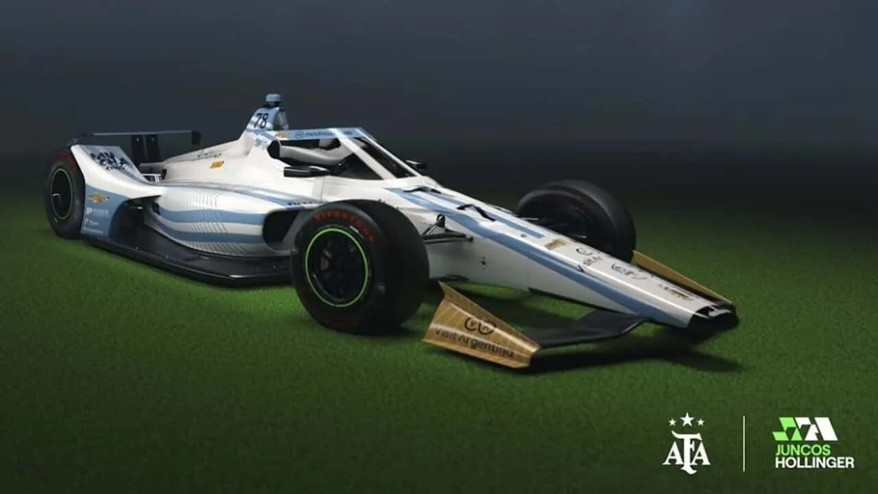 IndyCar: se presentó el auto de Canapino para las 500 millas de Indianápolis