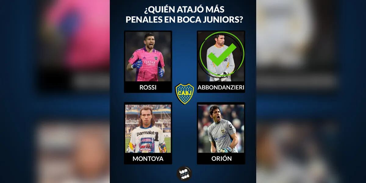 Desafío deportivo: ¿quién es el arquero con más penales atajados en la historia de Boca Juniors?