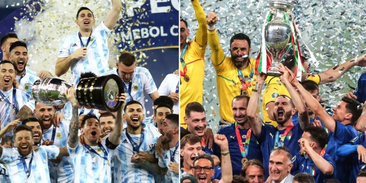 Se filtró cómo será el trofeo de la Finallísima, que enfrentará a Argentina y a Italia en Wembley