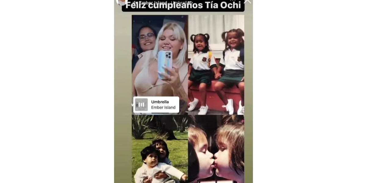 El conmovedor saludo de cumpleaños de Morena Rial a su hermana Rocío con fotos de su infancia