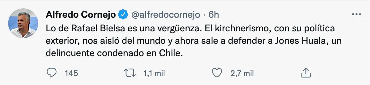 Twitter Alfredo Cornejo