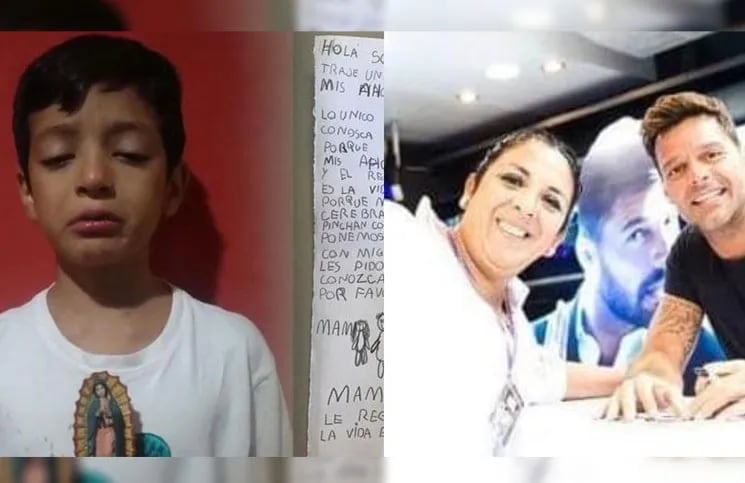 Demostraron que era falsa la carta del nene que pedía que su mamá conozca a Ricky Martin