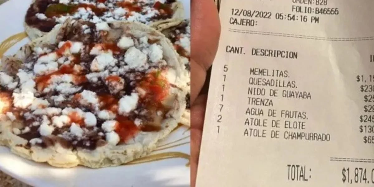 Mostró el ticket de un restaurante, se hizo viral y el local le respondió furioso: "Malintencionado"