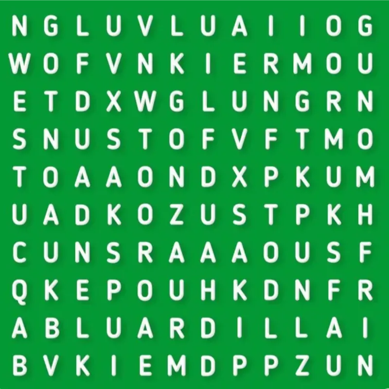 El reto visual que pocos pueden resolver: encontrá la palabra “ARDILLA” oculta en la sopa de letras