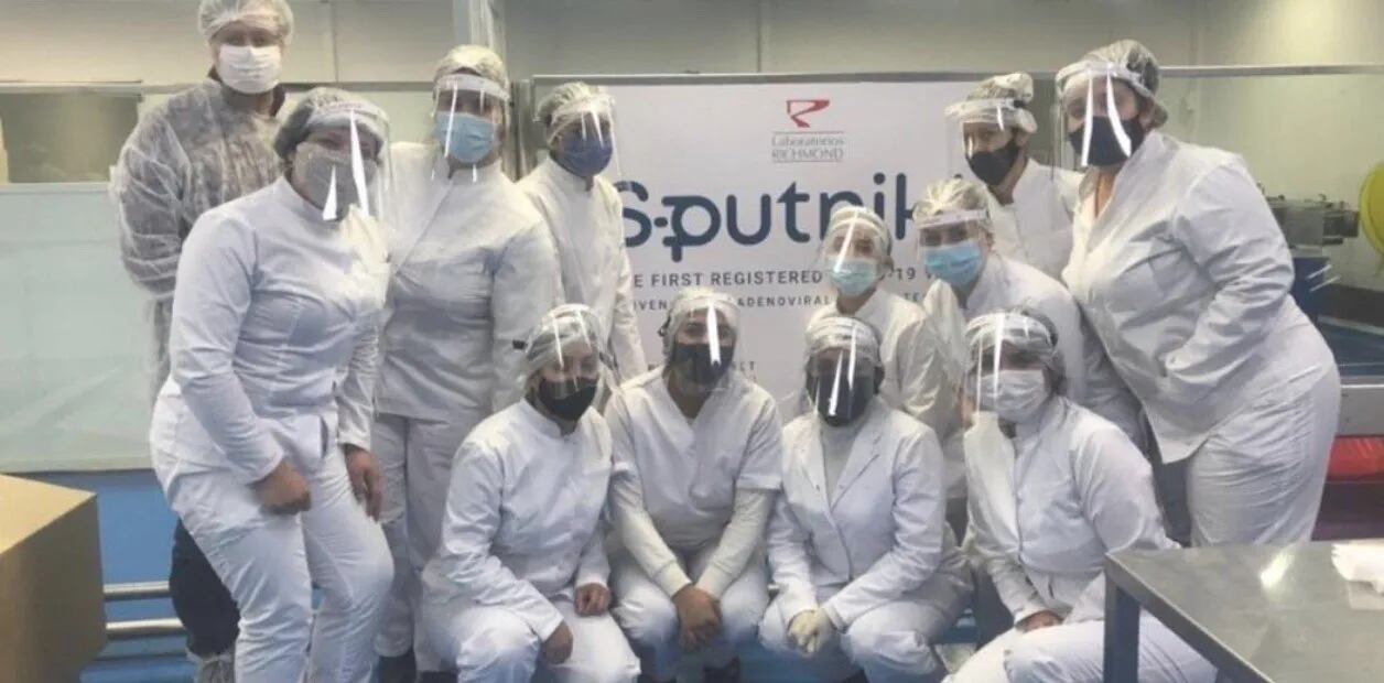 Richmond ya produjo casi 450 mil dosis de la vacuna rusa Sputnik V en Argentina