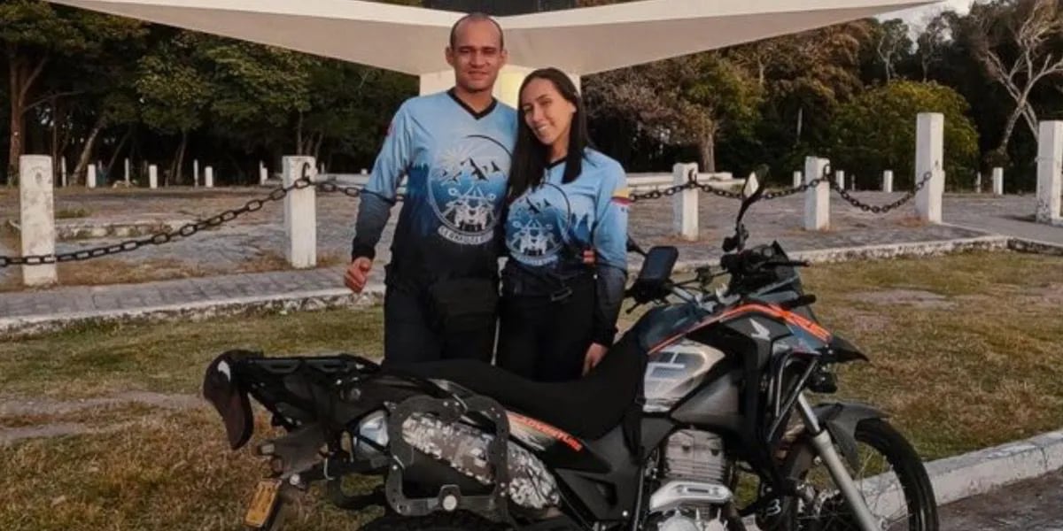 Viajaban desde Colombia hasta Argentina, pisaron Buenos Aires y les robaron la moto en plena Panamericana: “Era nuestra casa” 