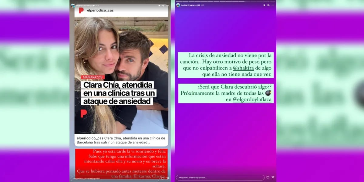 Internaron de urgencia a Clara Chía Martí, la novia de Gerard Piqué