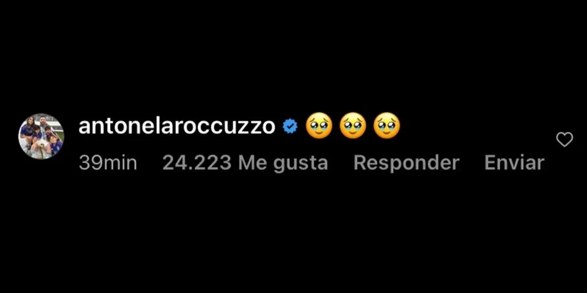 La romántica reacción 3.0 de Antonela Roccuzzo al mensaje de Lionel Messi por el primer mes de la victoria en el Mundial Qatar 2022