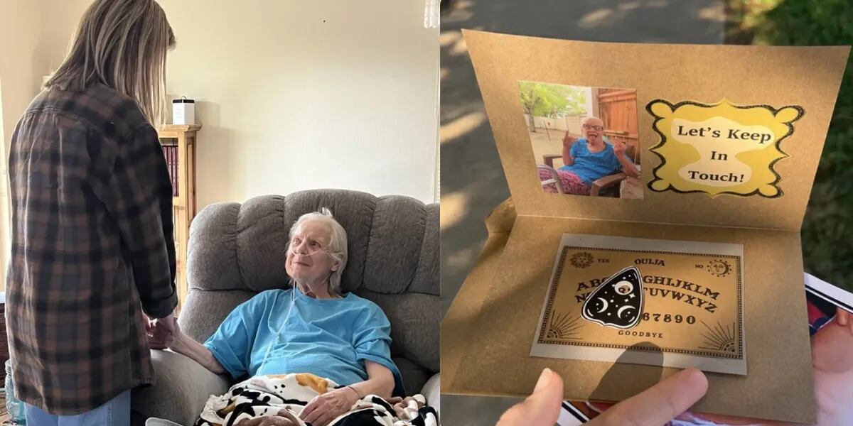 El desopilante regalo de una abuela a sus familiares el día de su funeral para que estén “en contacto”