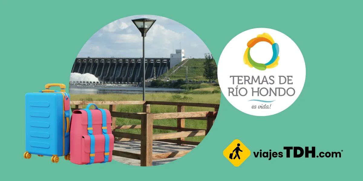 BASES Y CONDICIONES: Con Viajes TDH te regalamos un viaje para dos personas a Termas de Río Hondo