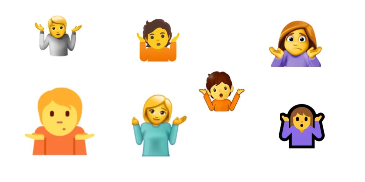WhatsApp: el verdadero significado del emoji de la persona que se encoge de hombros