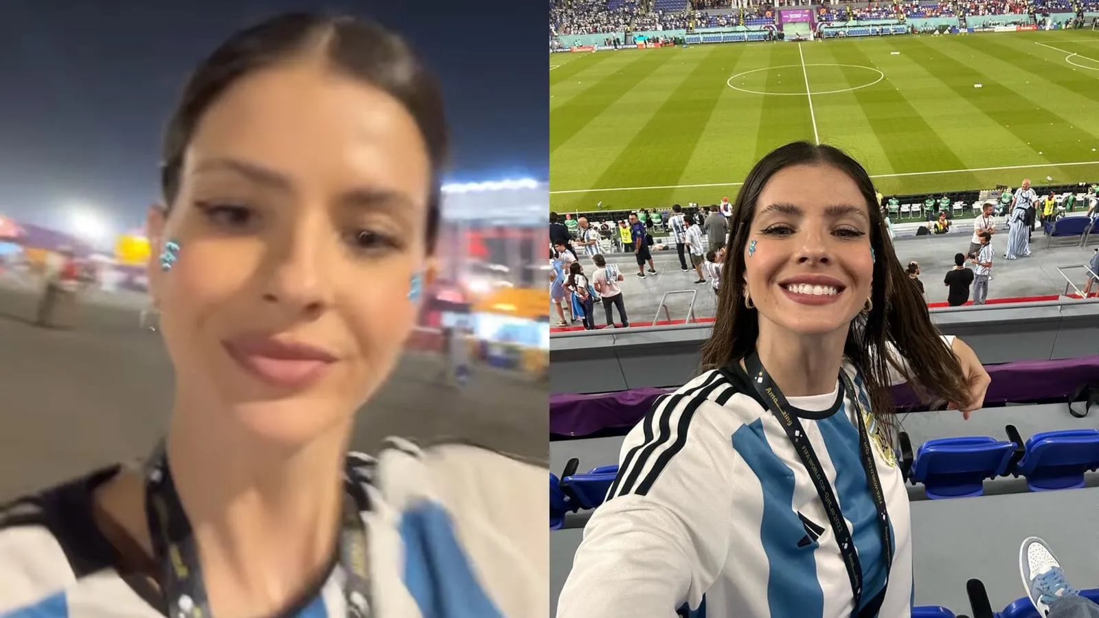 La China Suárez festejó fuerte el triunfo de Argentina y derrapó en el Mundial Qatar 2022: “No puedo parar”