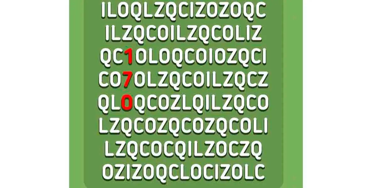 Reto visual para mentes rápidas: encontrar el número “071” en menos de 6 segundos
