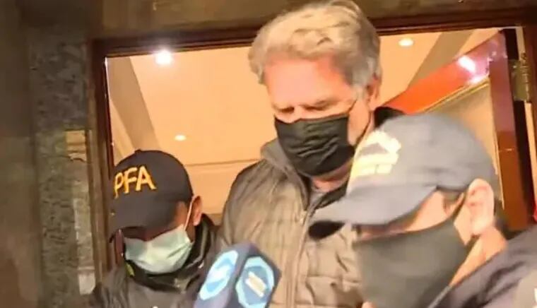 El video del momento exacto en el que se llevaron detenido al “Teto” Medina