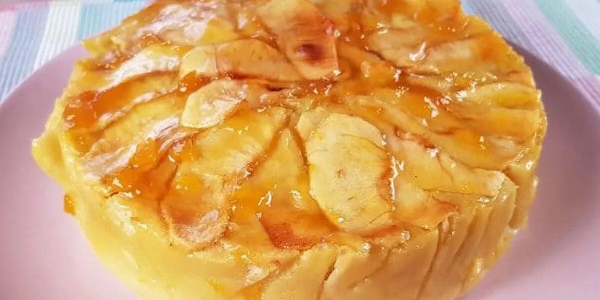 "Falsa" tarta de manzana: receta rica y lista en 9 minutos